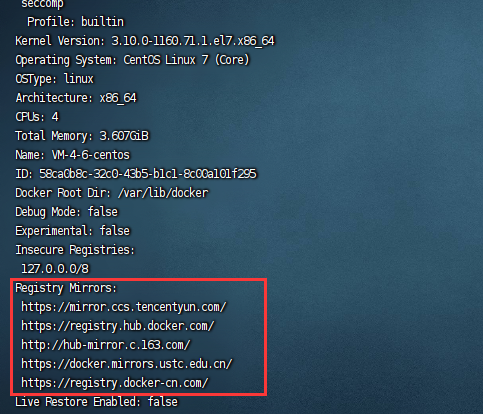docker更换国内镜像